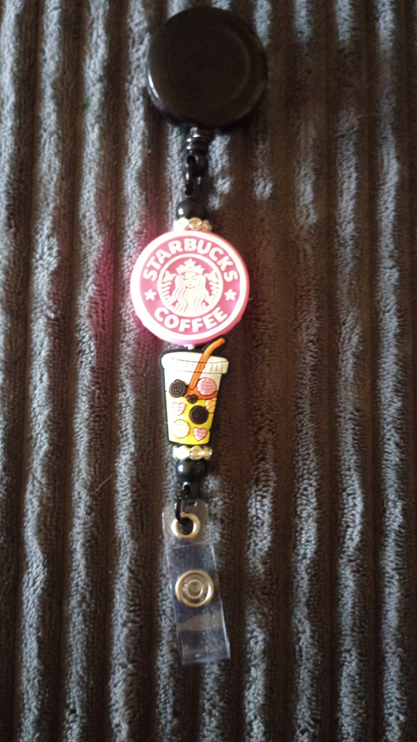 Black Designer Badge Reels