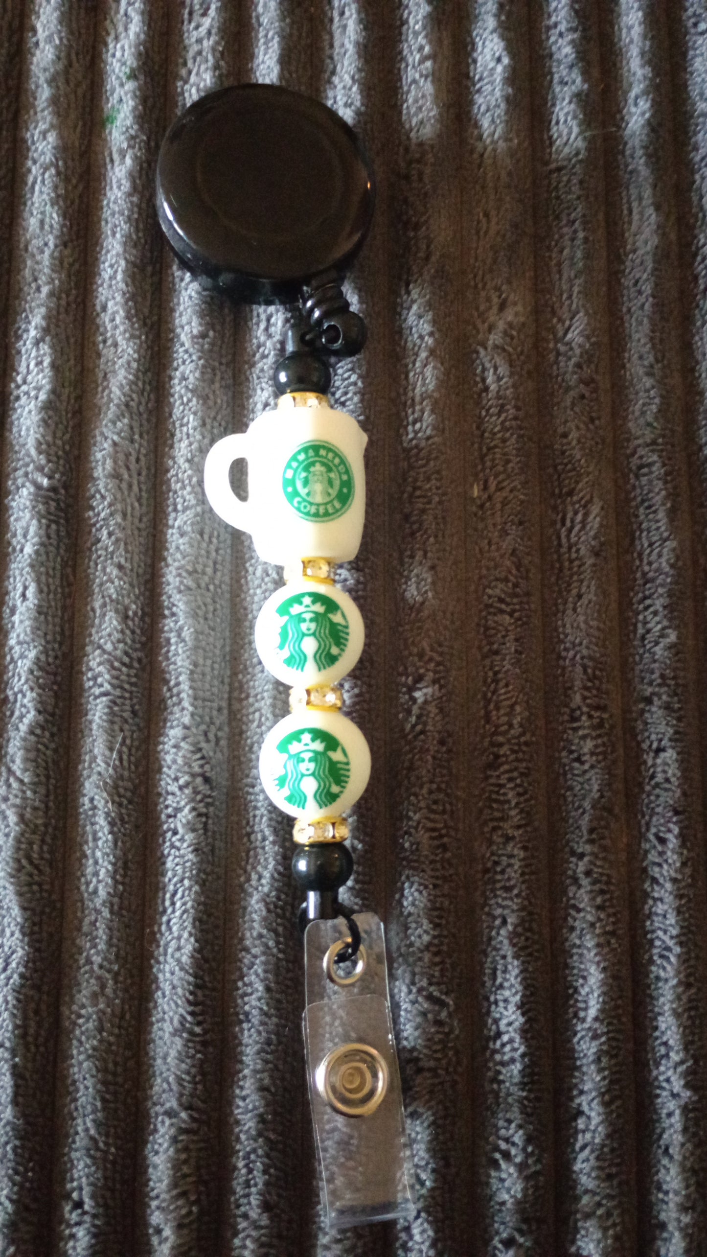 Black Designer Badge Reels