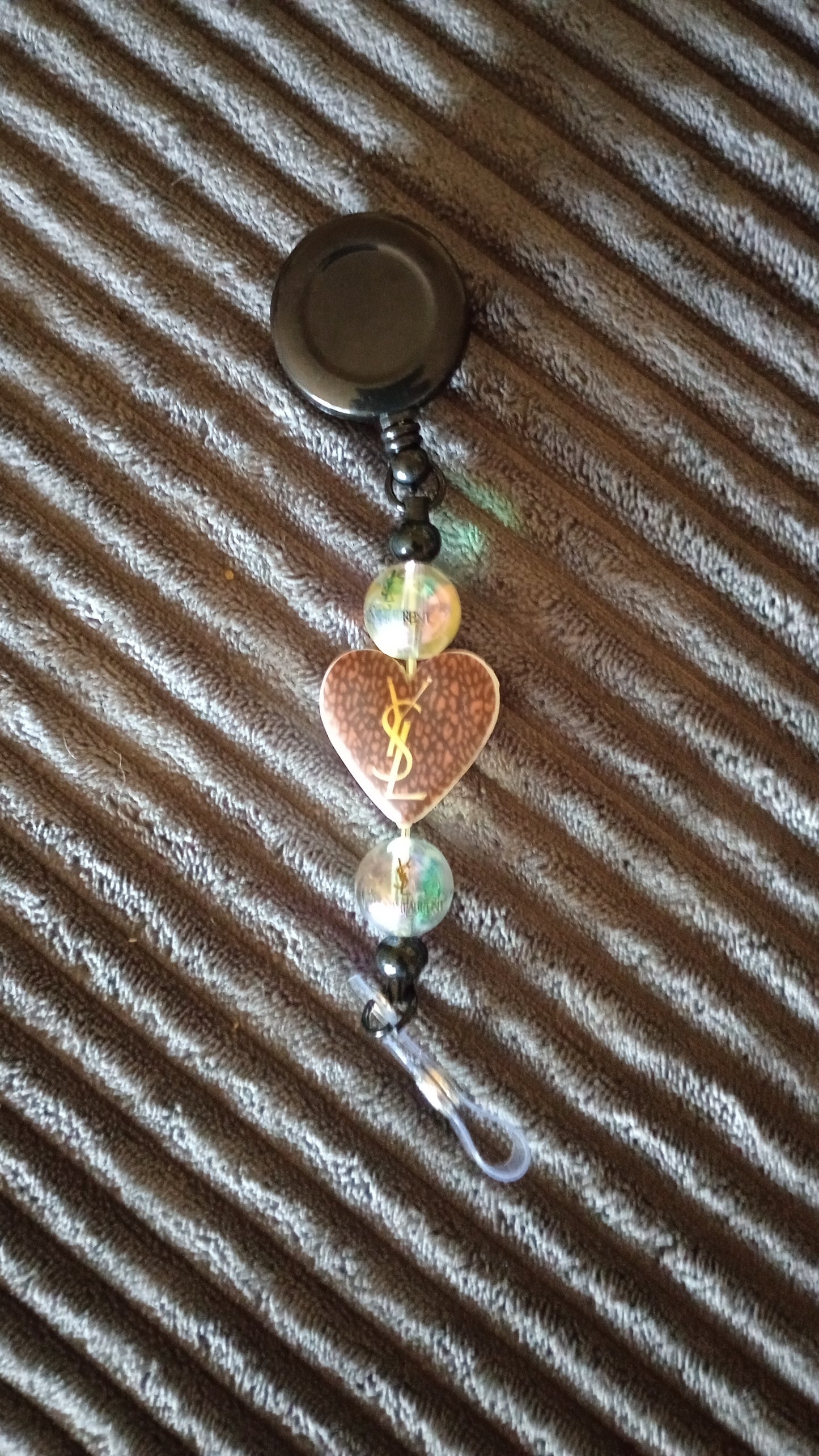 Black Designer Badge Reels