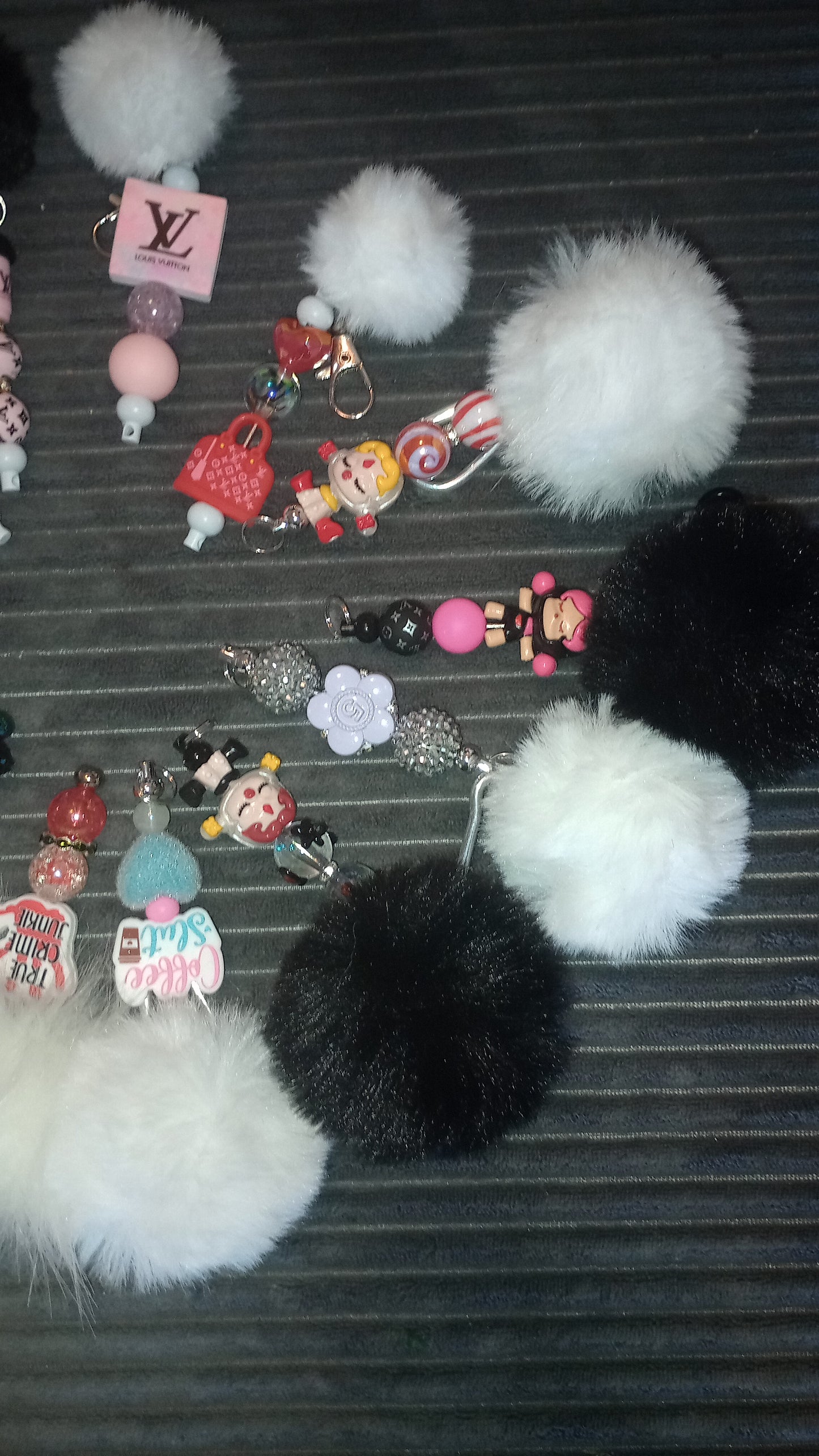Pom Pom Keychain Bars