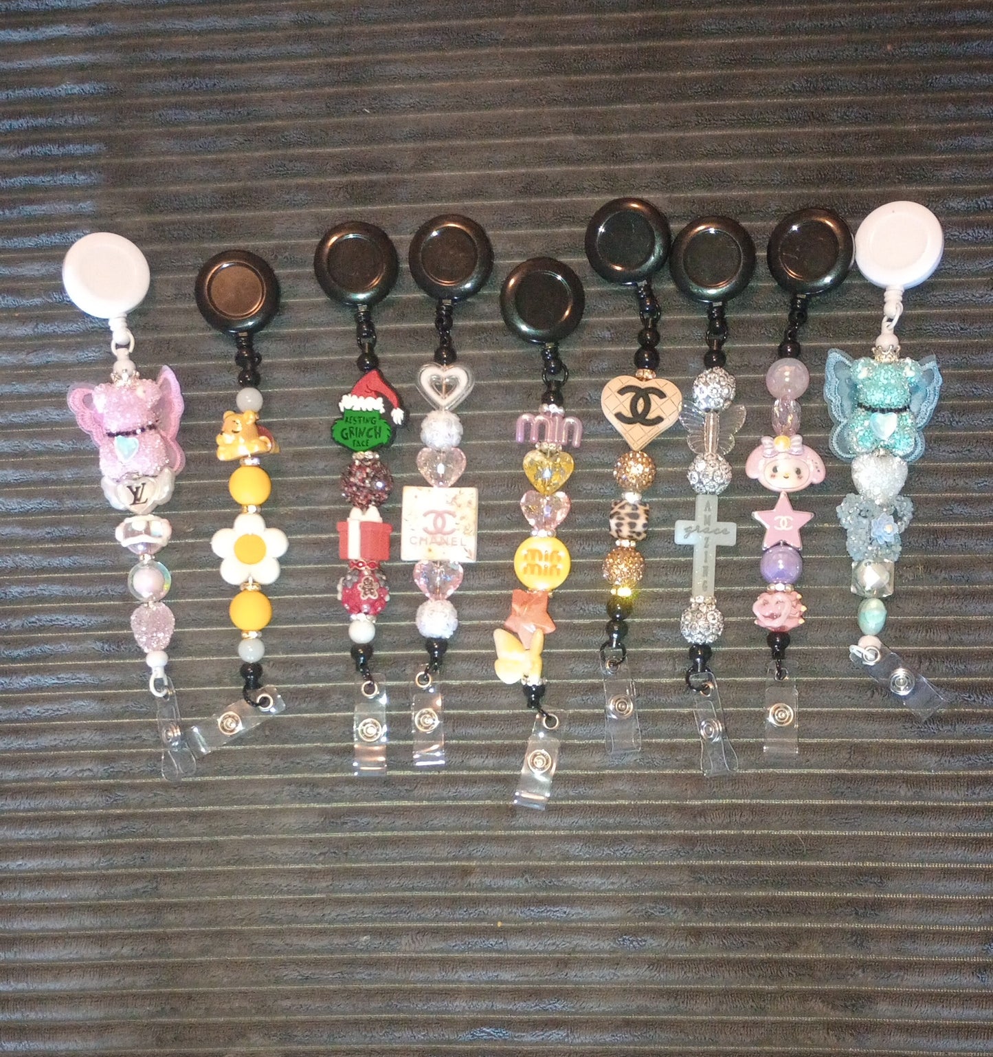 Extended Beaded Badge Reels