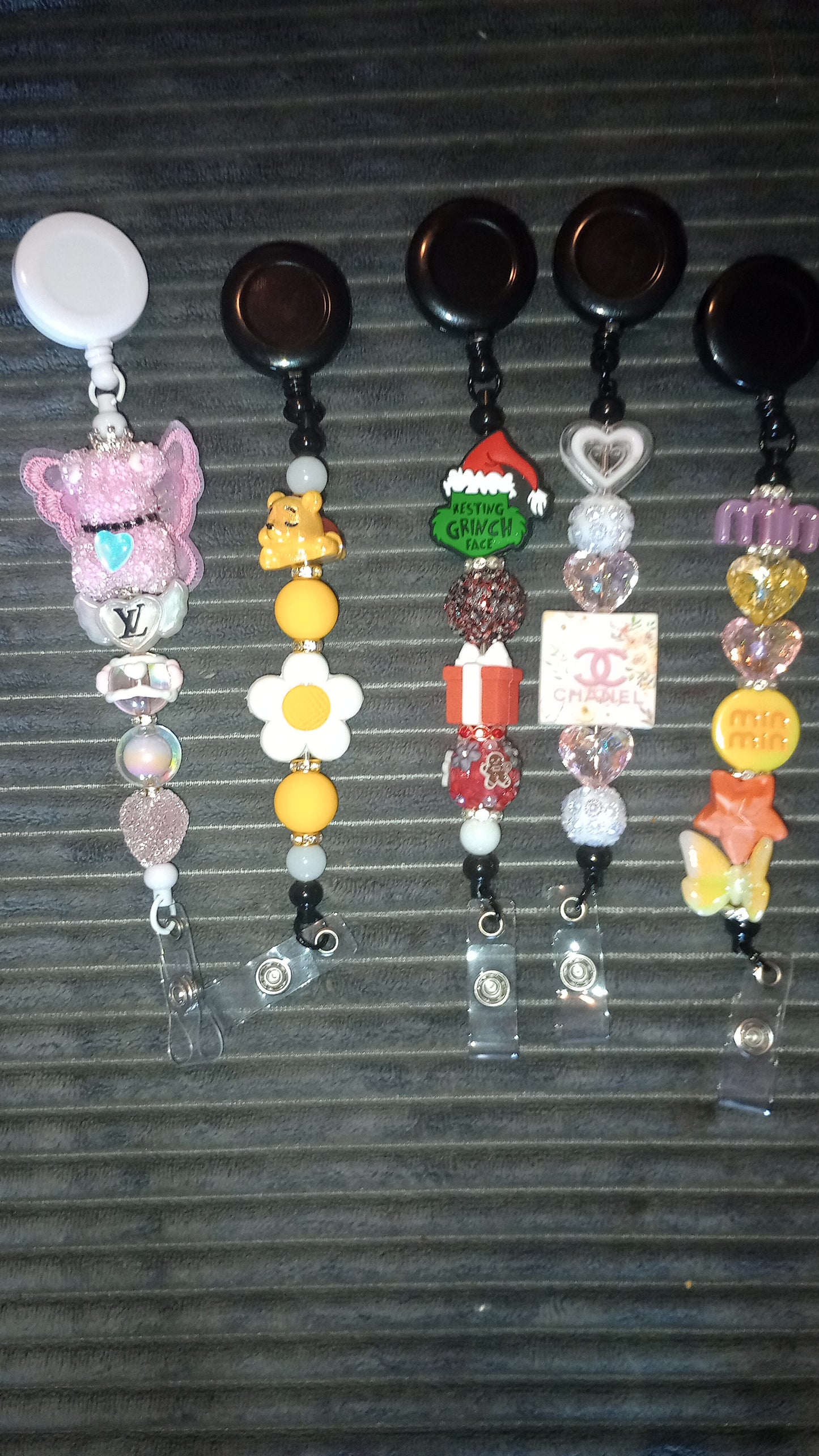 Extended Beaded Badge Reels