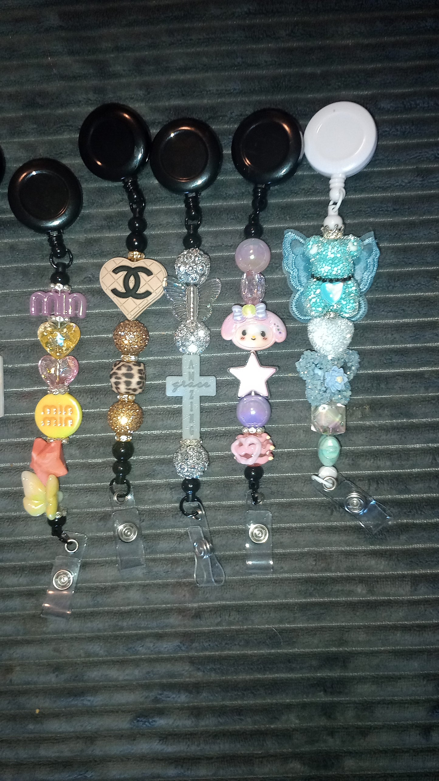 Extended Beaded Badge Reels