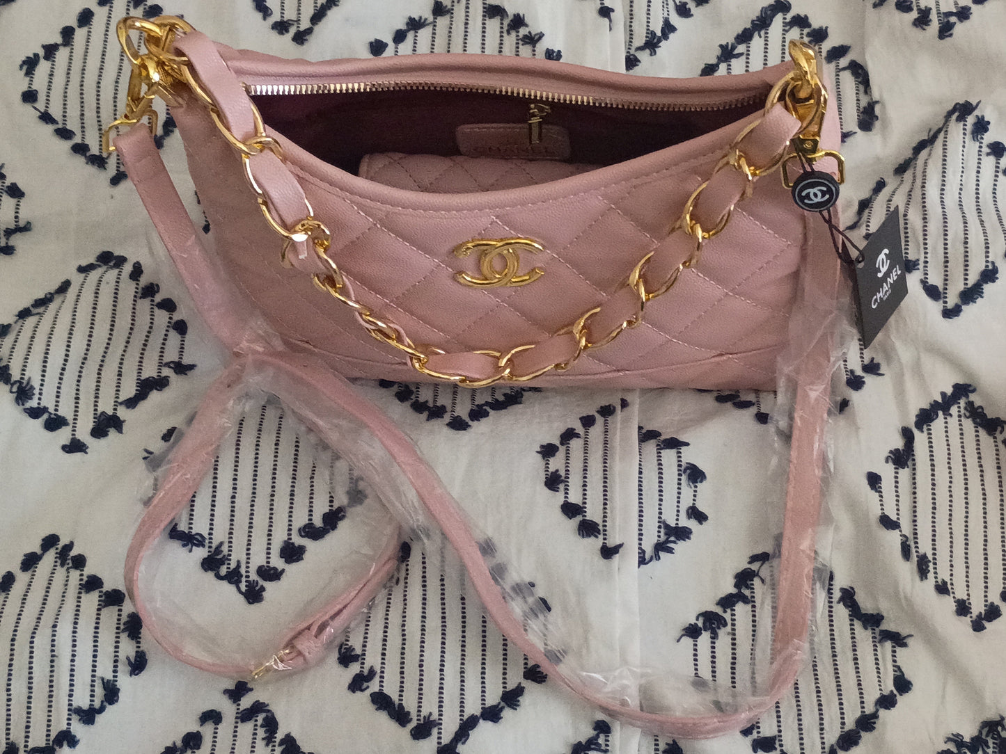 Pink Chanel Purse Set