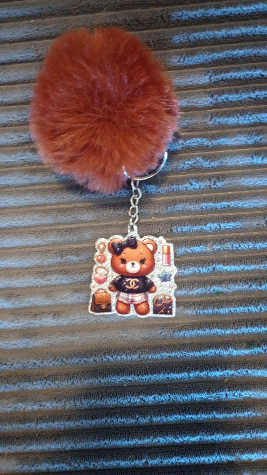 Pom Pom Designer Keychains