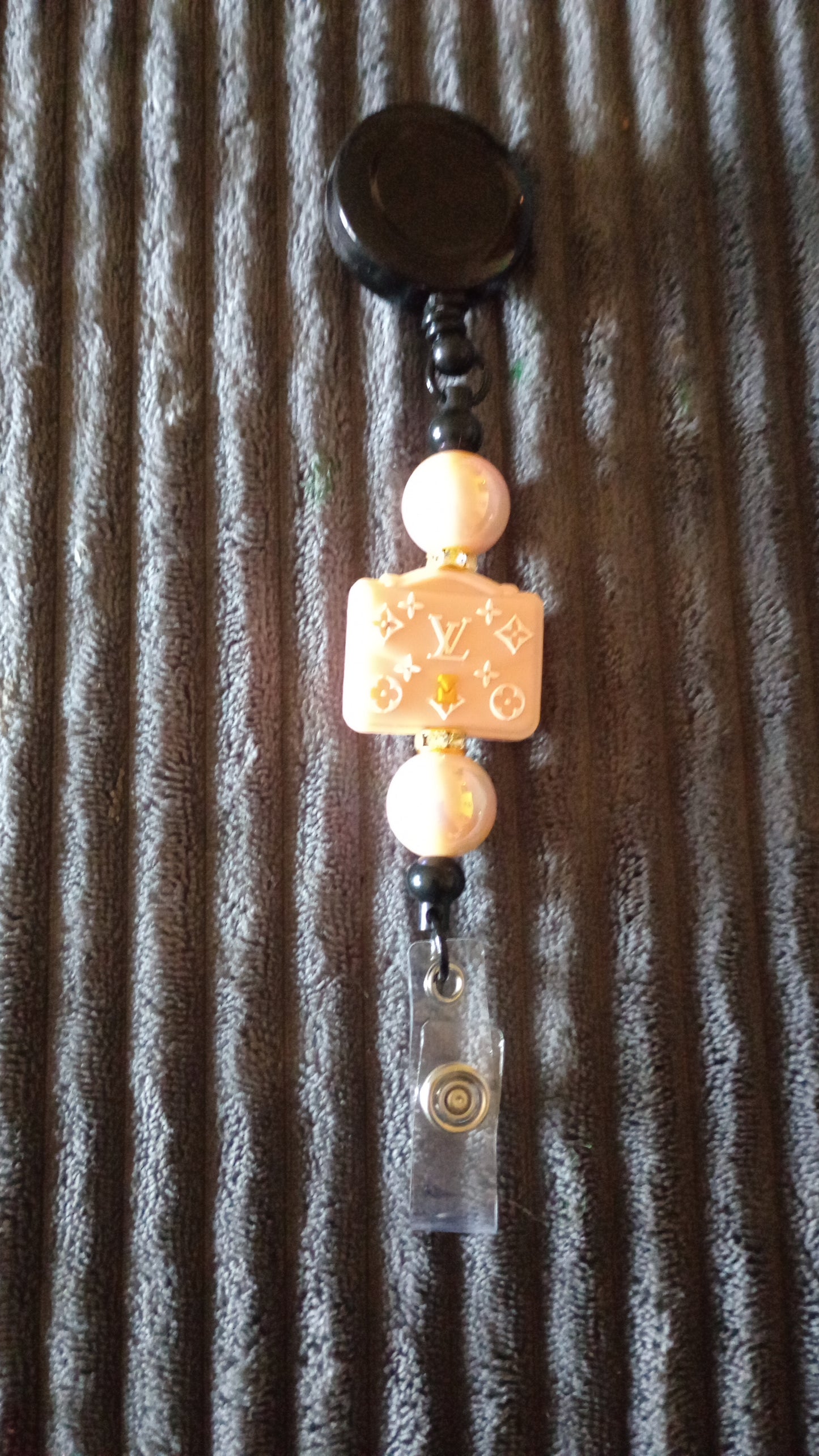 Black Designer Badge Reels