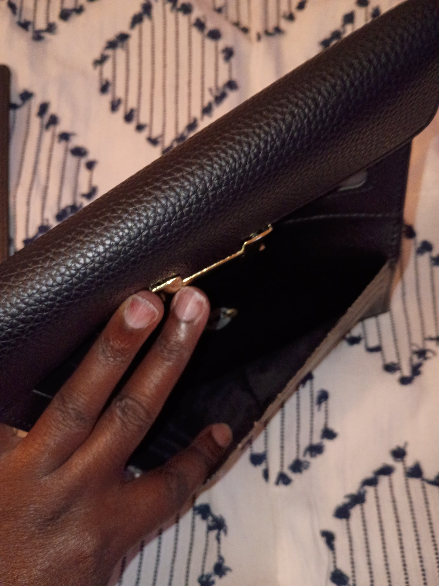 Black Hermes Purse Set