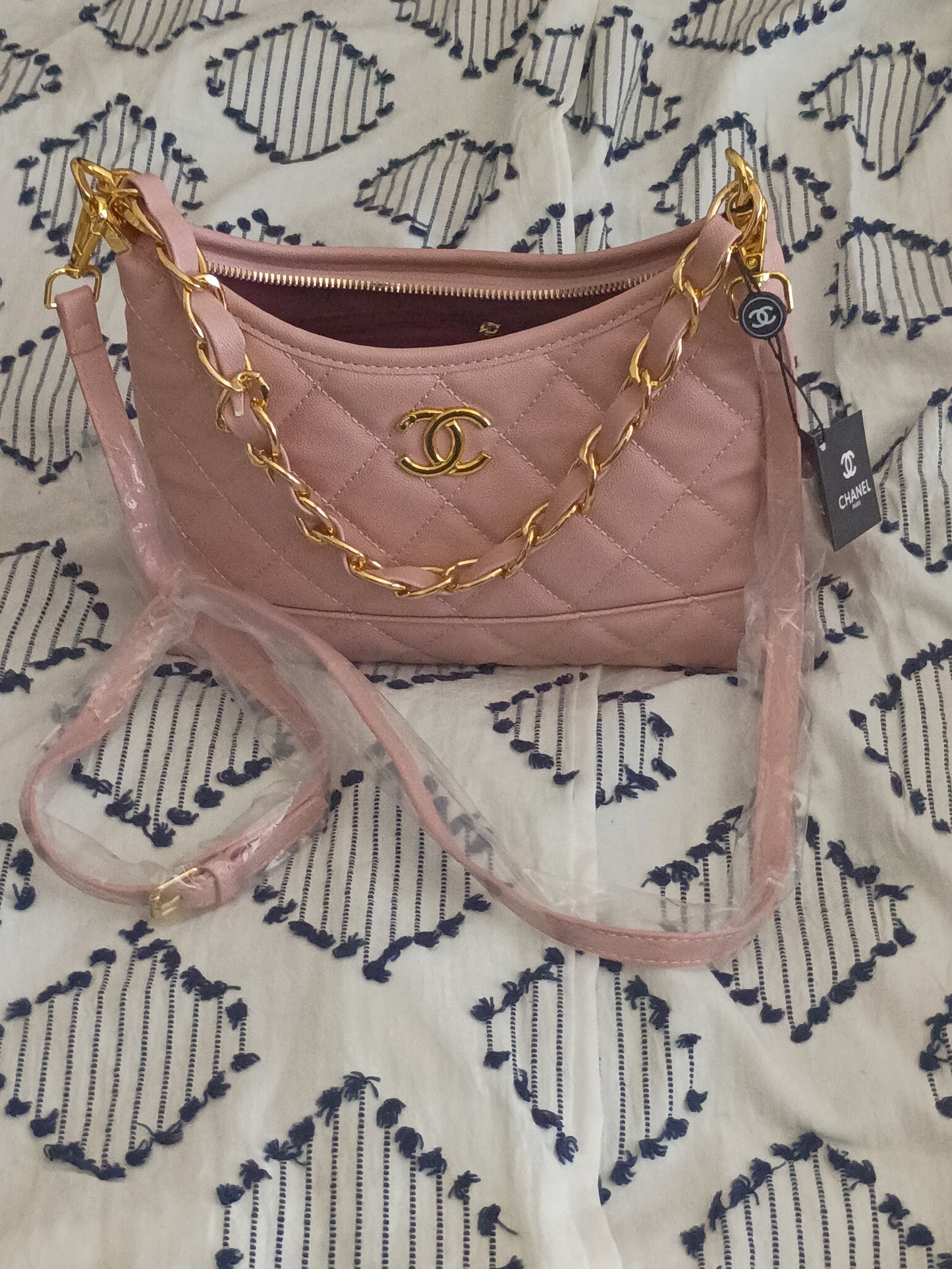 Pink Chanel Purse Set