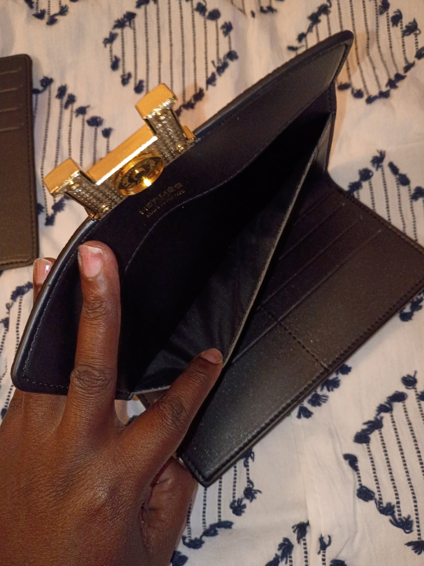 Black Hermes Purse Set