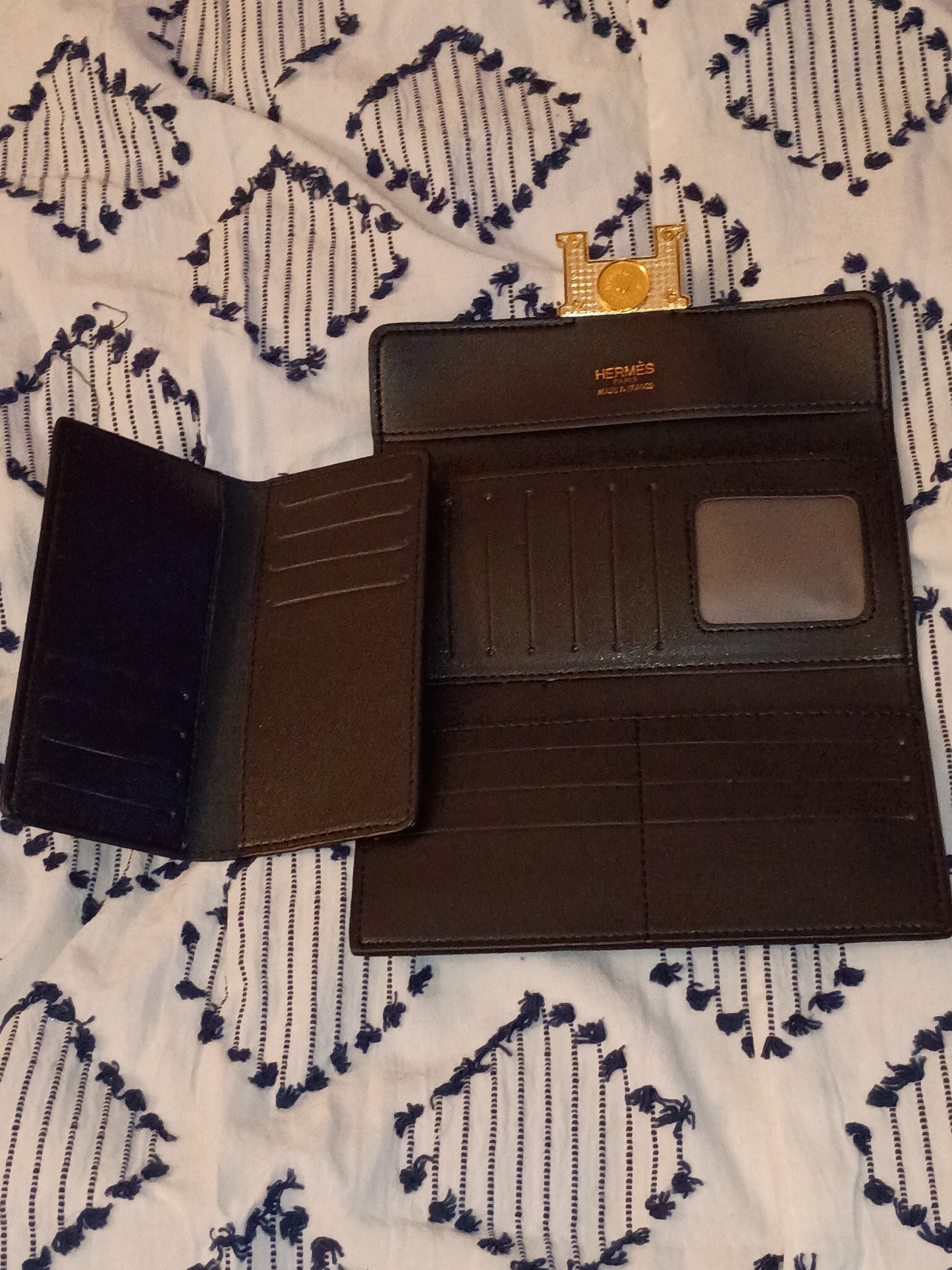 Black Hermes Purse Set