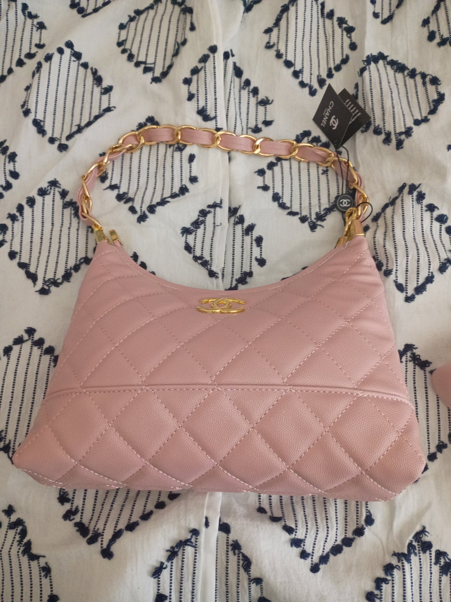 Pink Chanel Purse Set