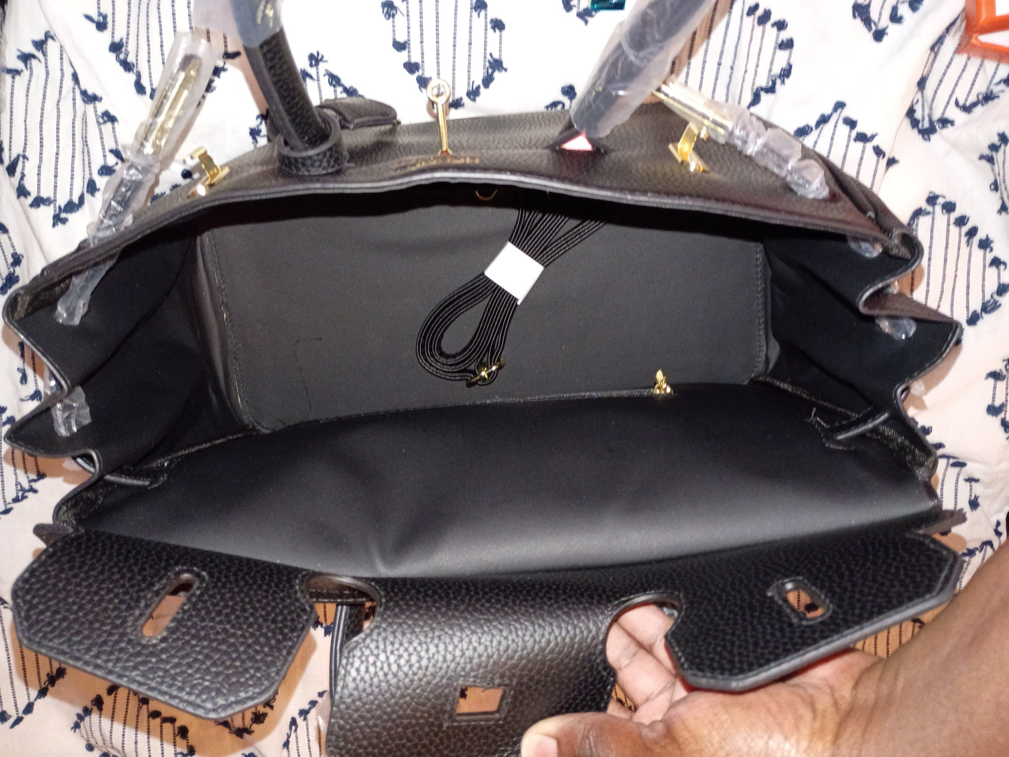 Black Hermes Purse Set