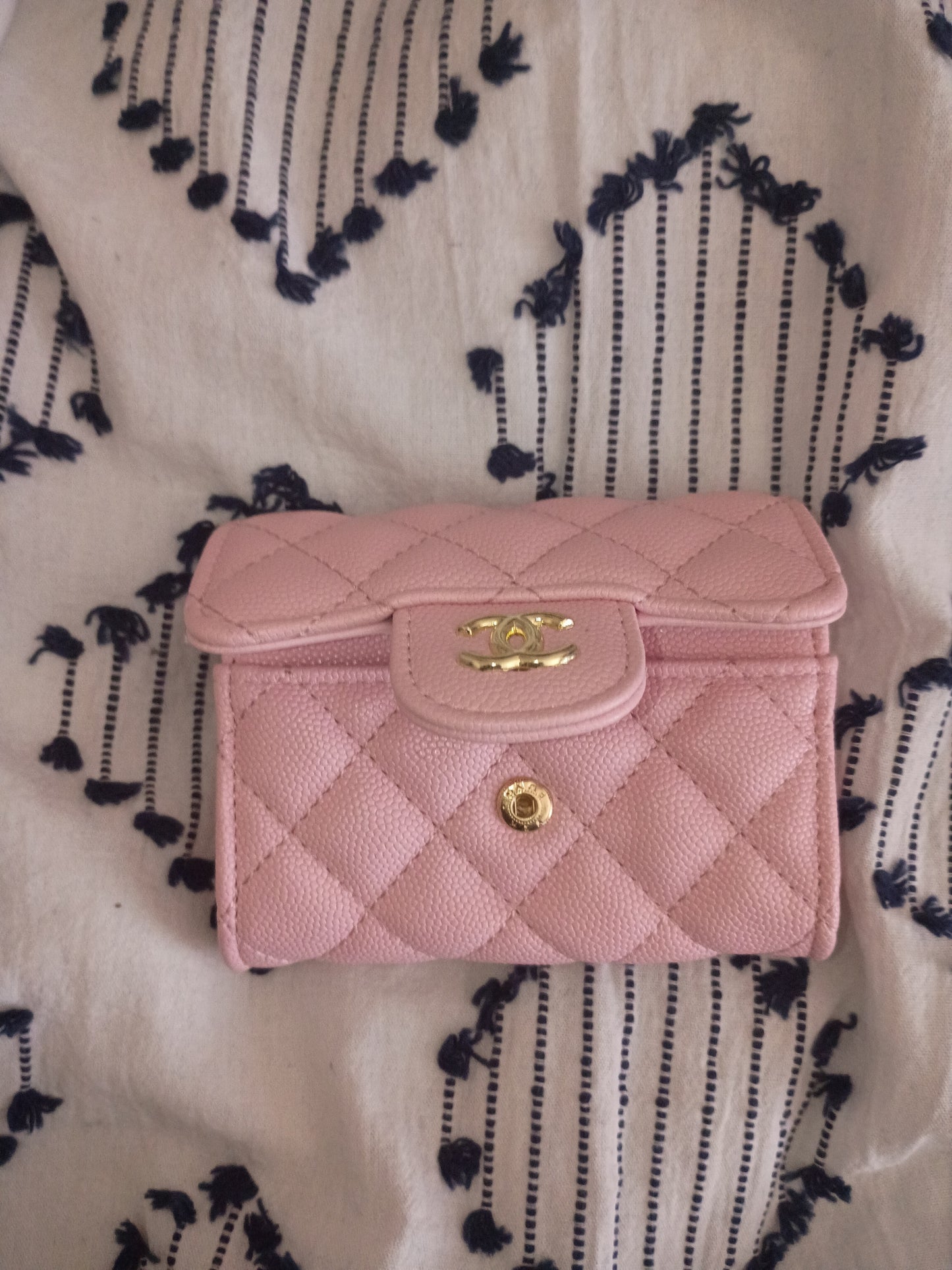 Pink Chanel Purse Set