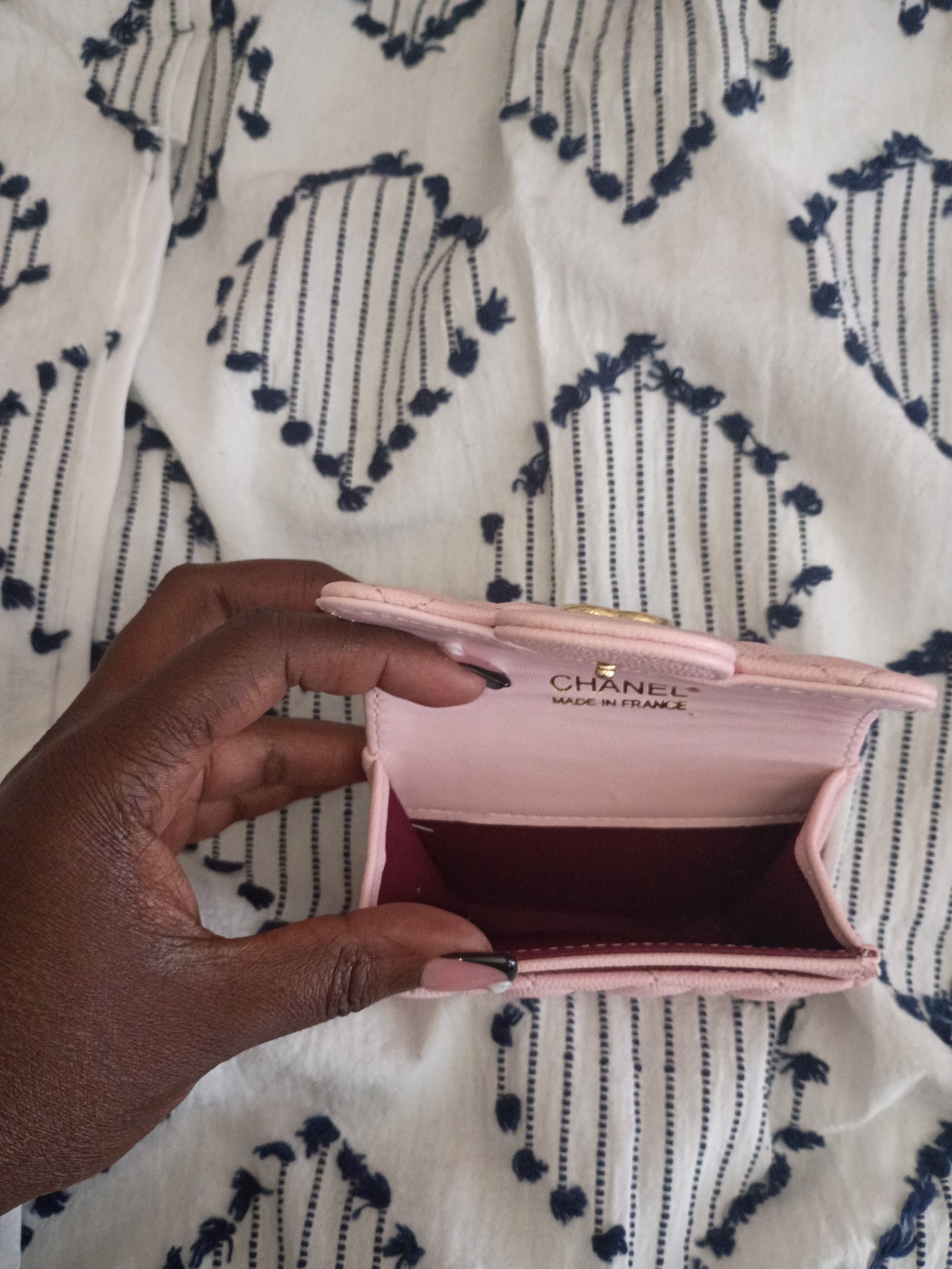 Pink Chanel Purse Set