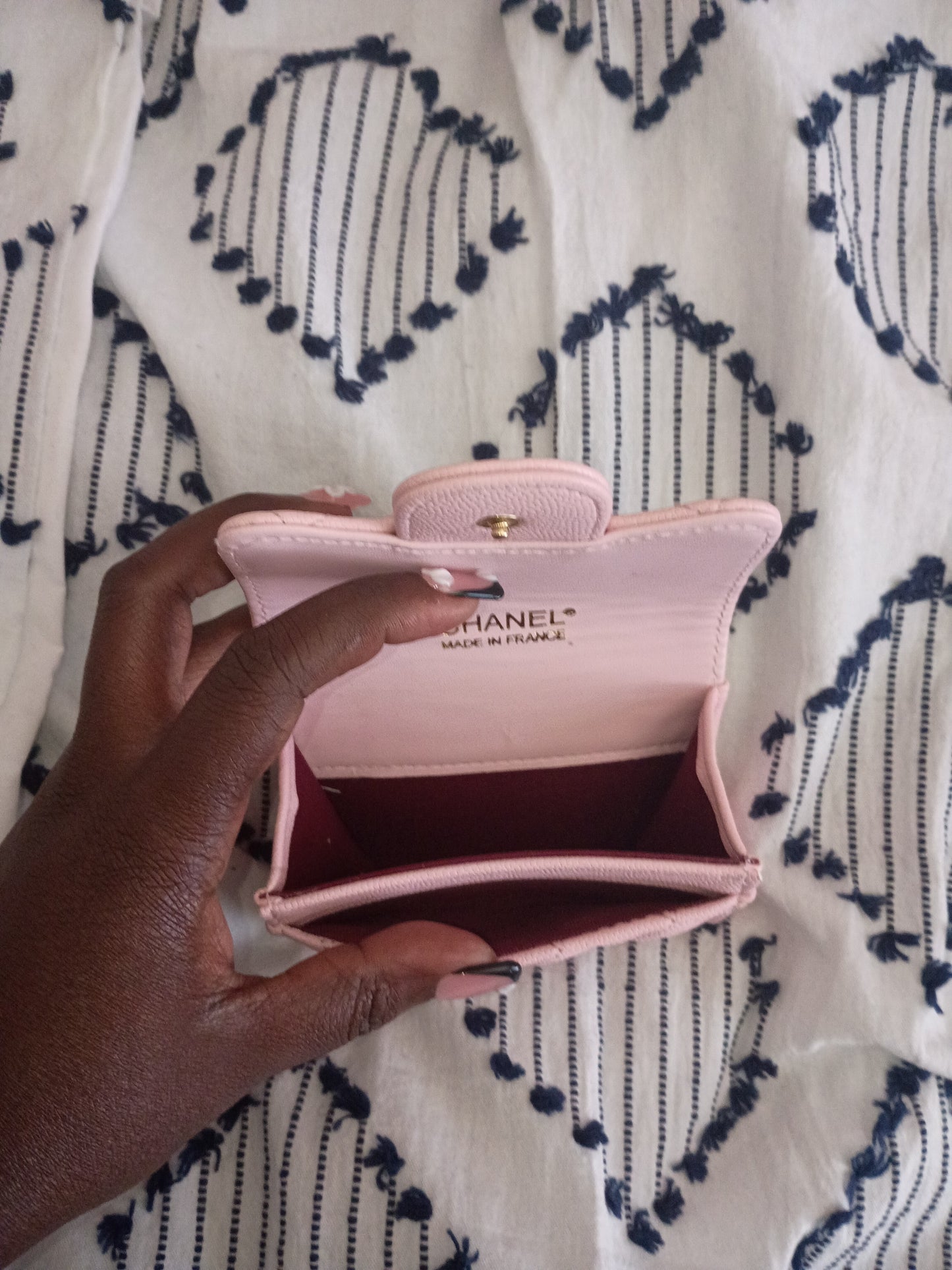 Pink Chanel Purse Set