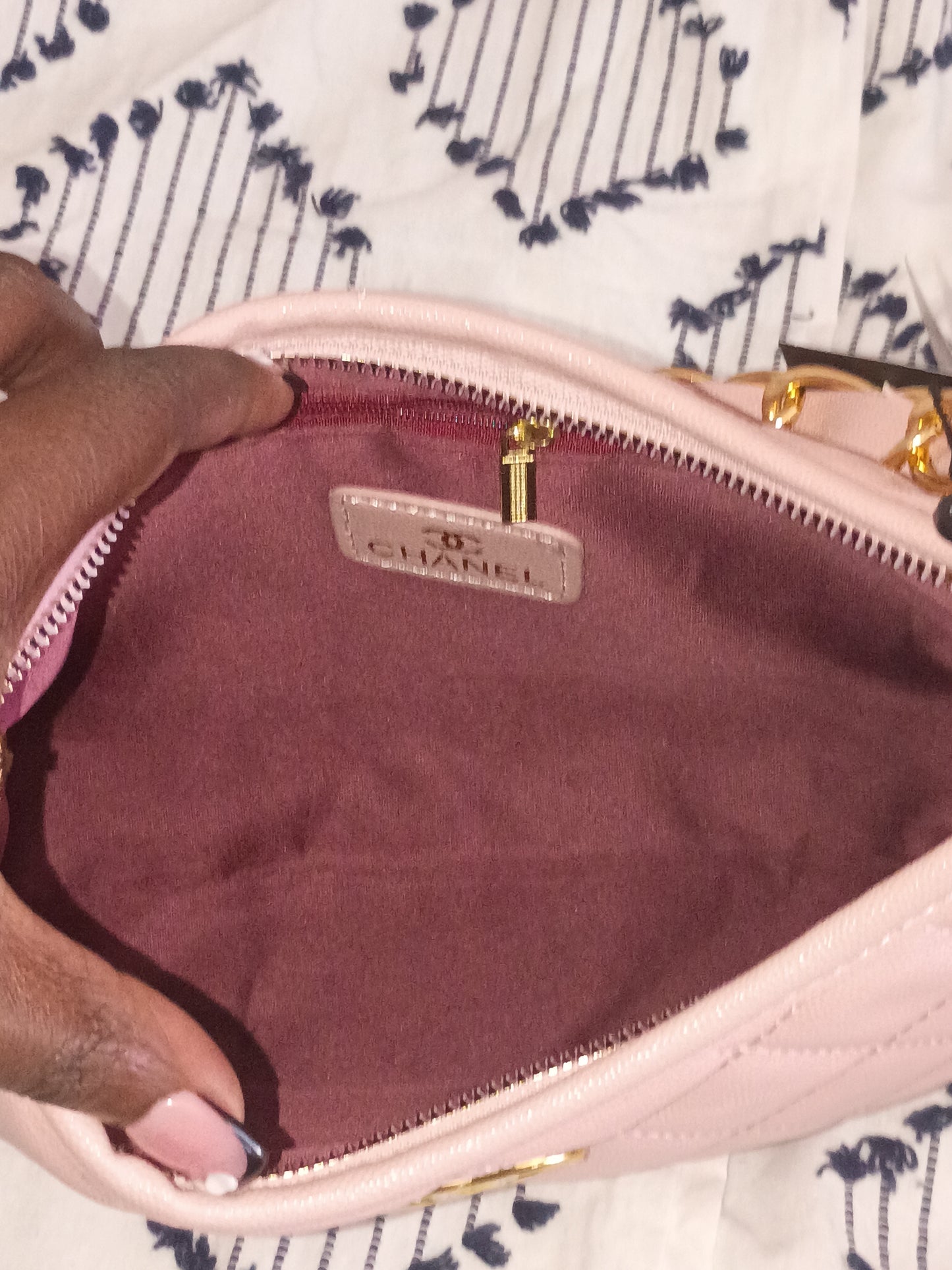 Pink Chanel Purse Set