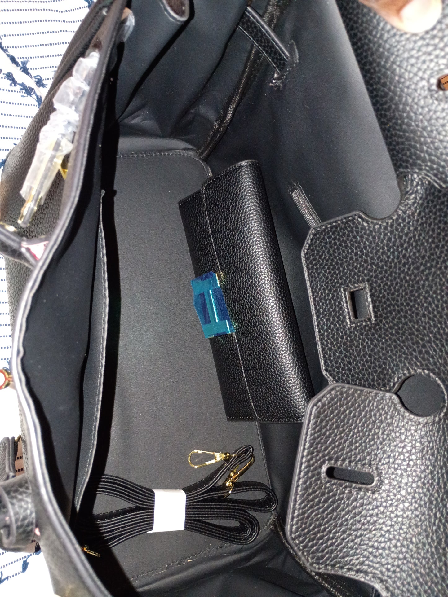 Black Hermes Purse Set