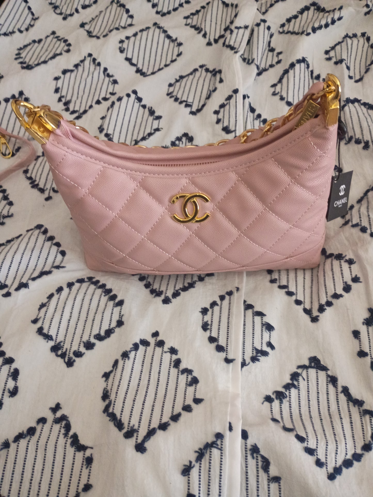 Pink Chanel Purse Set